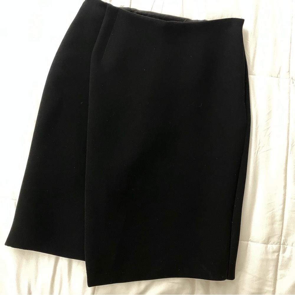 Balenciaga Black Asymmetrical knee length skirt 36